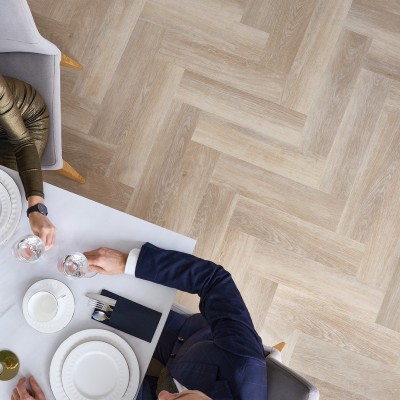 Arbiton Amaron Herringbone CA 181 Stamford Oak, klikkes SPC padló + *ajándék Acoustic alátéttel (2,2mm)