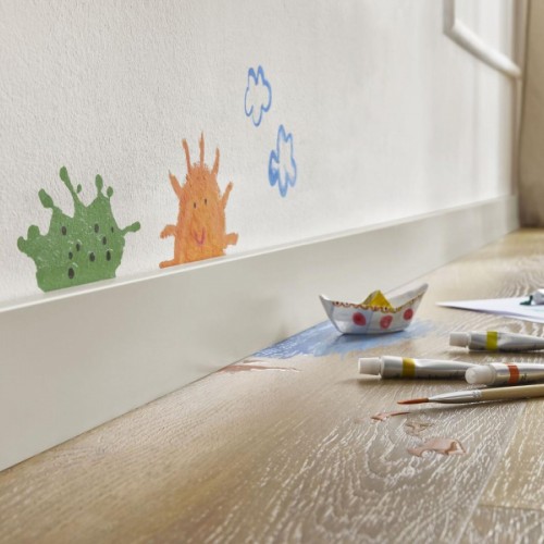 Arbiton Fortino 80 CASHMERE 89 matt-lakkozott műanyag szegélyléc