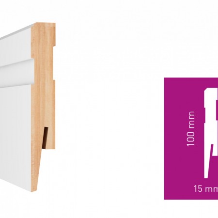 Arbiton PAINT-IT fehér MP1002 festhető MDF szegélyléc -Kifutó