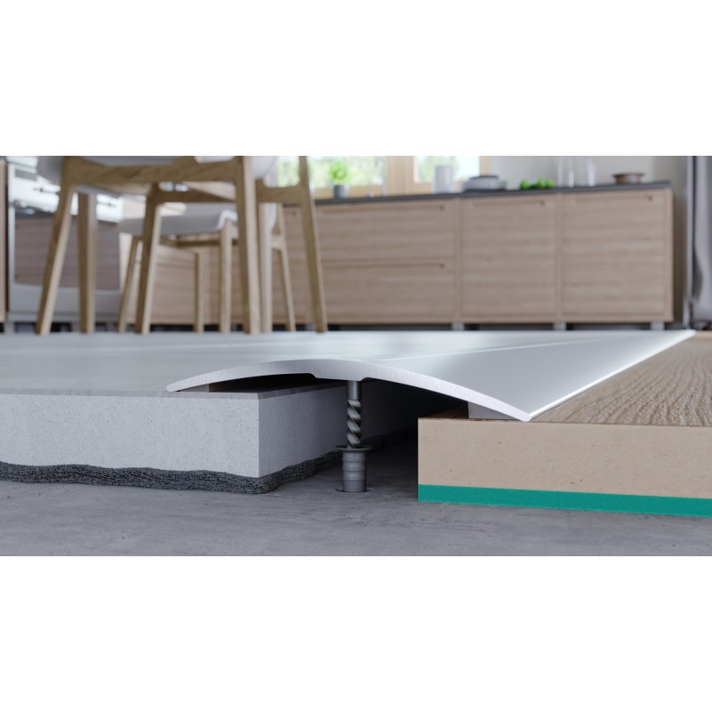 Arbiton PR4 burkolatváltó és szintkiegyenlítő profil, titán - 48mm/0,93m