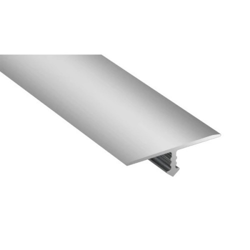 Arbiton CS22 burkolatváltó és hézagtakaró T-profil, SILVER A1 - 22mm/1,86m