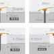 Arbiton CS30 burkolatváltó és szintkiegyenlítő profil, LIBERTY OAK 7 - 30mm/1,86m