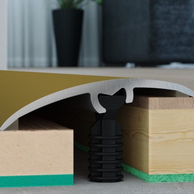 Arbiton CS37 burkolatváltó és szintkiegyenlítő profil, GOLD A2 - 37mm/0,93m