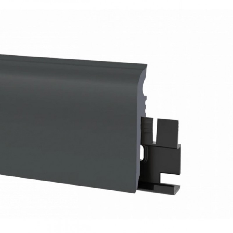 Arbiton VIGO 60 ANTHRACITE 04, vízálló műanyag szegélyléc