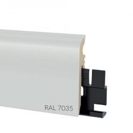 Arbiton VIGO 60 GRAY 02, vízálló műanyag szegélyléc