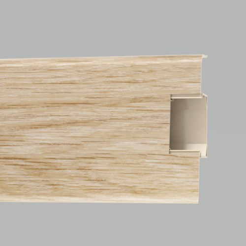 Arbiton Lars 4 Alpine Oak műanyag kábelcsatornás szegélyléc