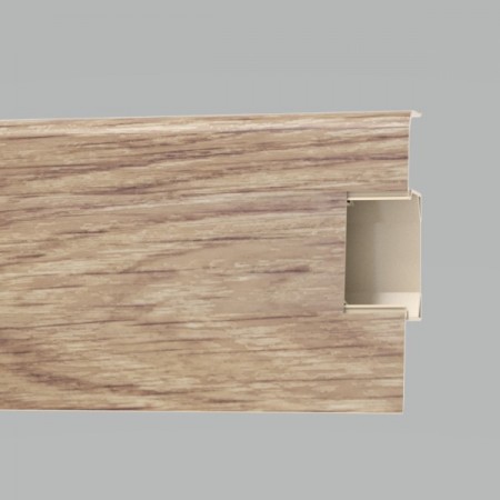 Arbiton Lars 45 Swedish Oak műanyag kábelcsatornás szegélyléc