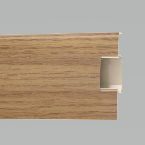 Arbiton Lars 46 Golden Oak műanyag kábelcsatornás szegélyléc