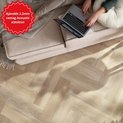 Arbiton Amaron Herringbone CA 187 Dearwood Oak, klikkes SPC padló + *ajándék Acoustic alátéttel (2,2mm)