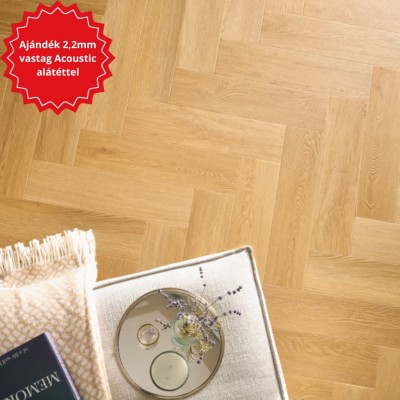 Arbiton Amaron Herringbone EIR CAS 223 MENOR OAK klikkes halszálka SPC padló + *ajándék Acoustic alátéttel (2,2mm)