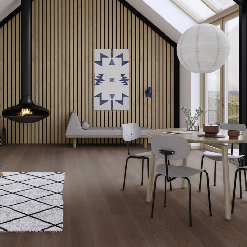 Boen Castle planks 209 Tölgy Brazilian Brown, Animoso, Live Pure Lakkozott klikkes parketta. 10125138