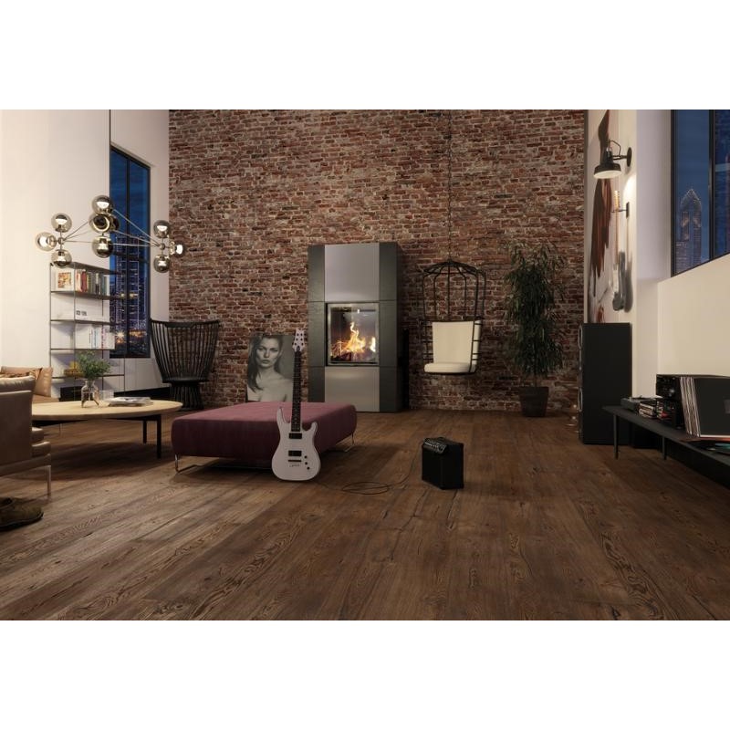 Boen Handcafted Tölgy Antique Brown, Espressivo, Live Natural Olajozott klikkes parketta. 10114592