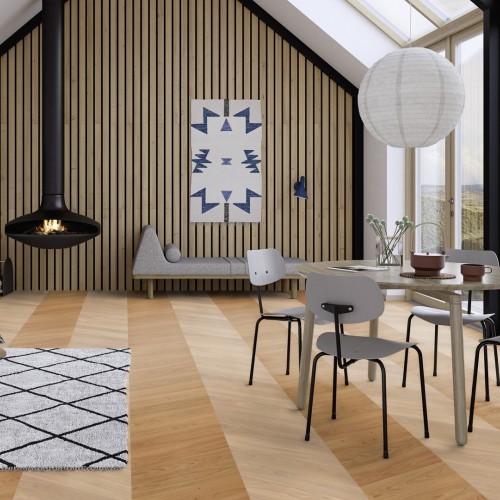 Boen Chevron Tölgy White, Adagio, Live Natural Olajozott francia halszálka parketta. 10139213/10139208