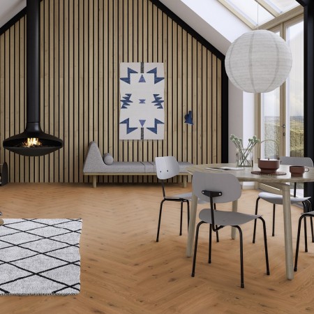 Boen Herrinbone Click Tölgy Honey, Vivo, Live Natural Olajozott halszálka parketta. 10152470/10152462