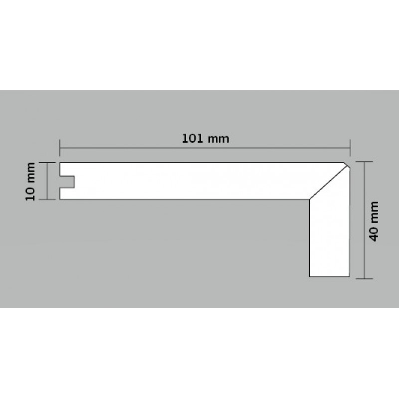 Boen Klasszikus Lépcsőprofil - "2" Oak Live Natural. 10117942