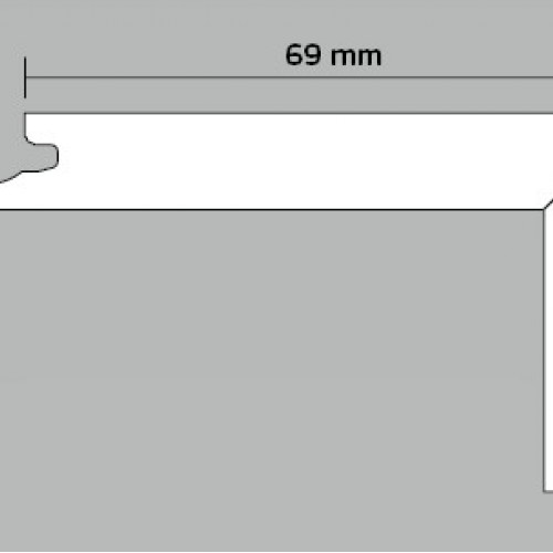 Boen Klasszikus Lépcsőprofil - (B) Oak, beveled Live Matt. 10117934