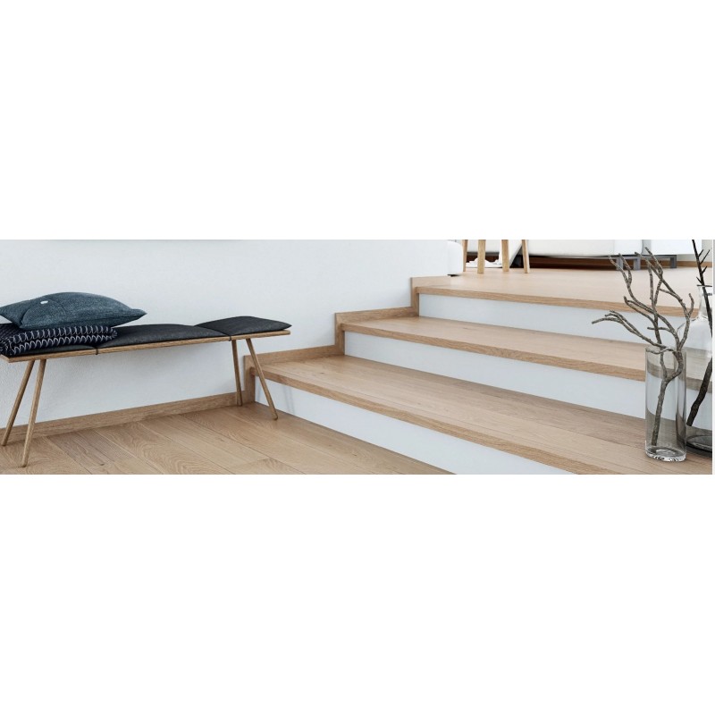 Boen Klasszikus Lépcsőprofil - (B) Oak, beveled and brushed Live Natural. 10117935