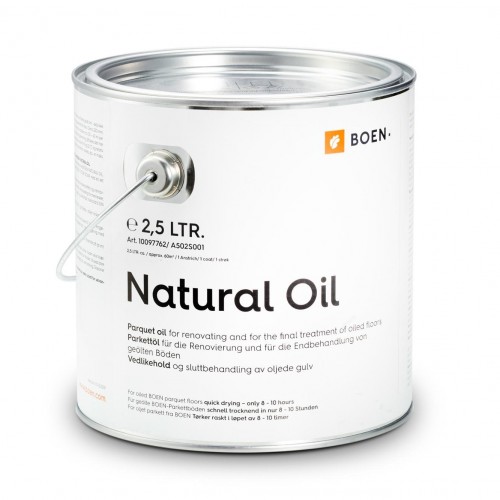 Boen Live Natural Oil - ápoló olaj transparent matt parkettához. 2,50L. 10097762