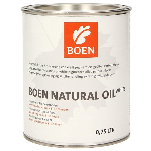 Boen Live Natural Oil - ápoló olaj white pigmented parkettához. 0,75L. 10097763