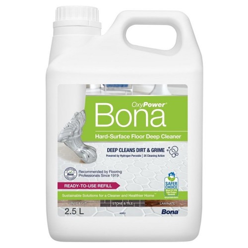 Bona OxyPower Hard-Surface Floor Deep Cleaner Refill utántöltő. 2,5L. - Mélytisztító kemény felületekhez - WM857015011