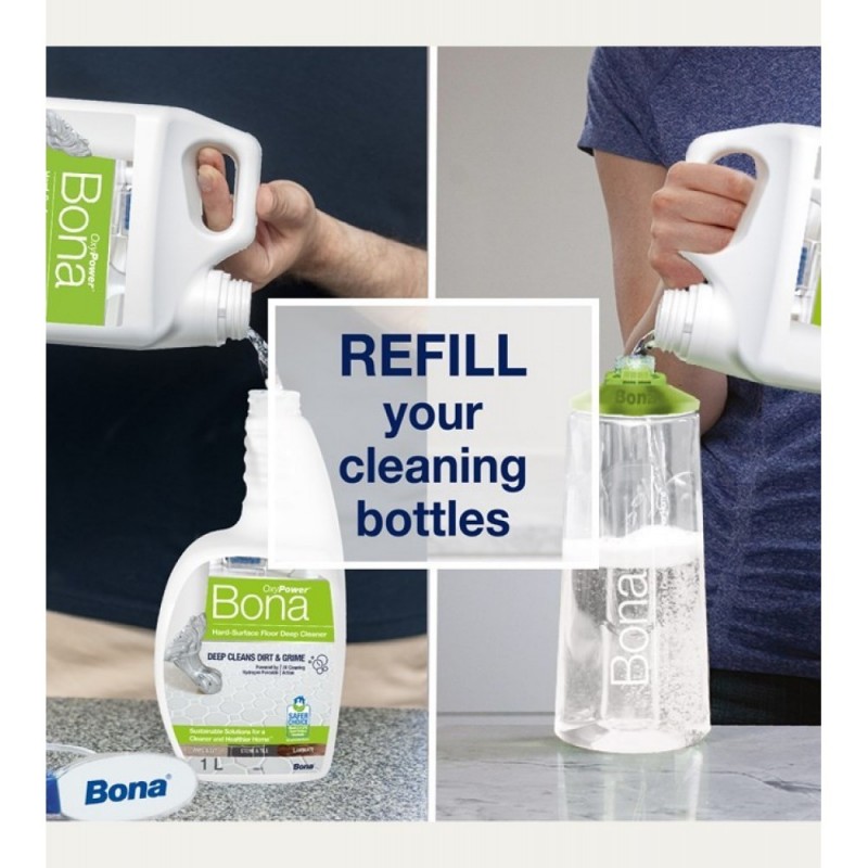 Bona OxyPower Hard-Surface Floor Deep Cleaner Refill utántöltő. 2,5L. - Mélytisztító kemény felületekhez - WM857015011