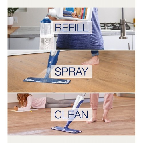 Bona OxyPower Wood Floor Deep Cleaner patron 0,85L. - Mélytisztító olajozott és lakkozott padlókhoz - WM857041001