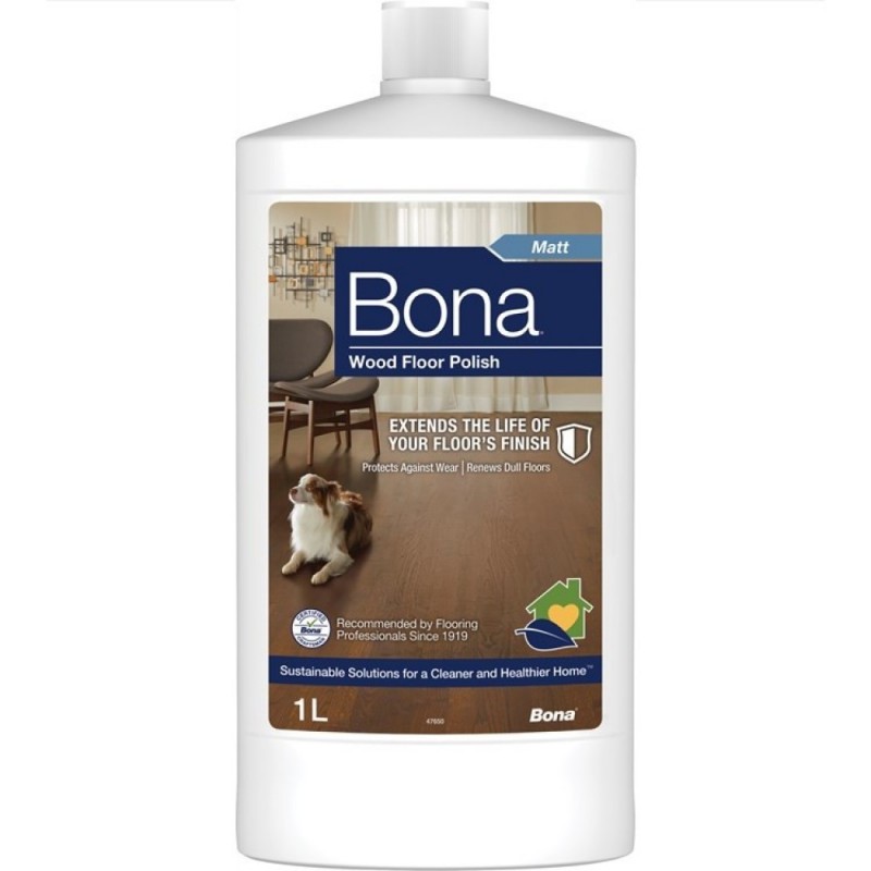 Bona Wood Floor Polish - Matt 1L.- Ápolószer lakkozott padlókhoz - WP500313013