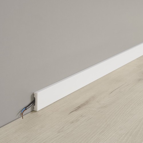 COREtec 70PSK2300-1 LOW Fehér, festhető műanyag szegélyléc