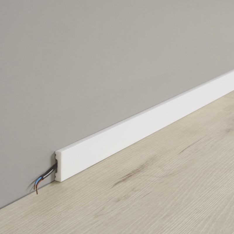 COREtec 70PSK2300-1 LOW Fehér, festhető műanyag szegélyléc