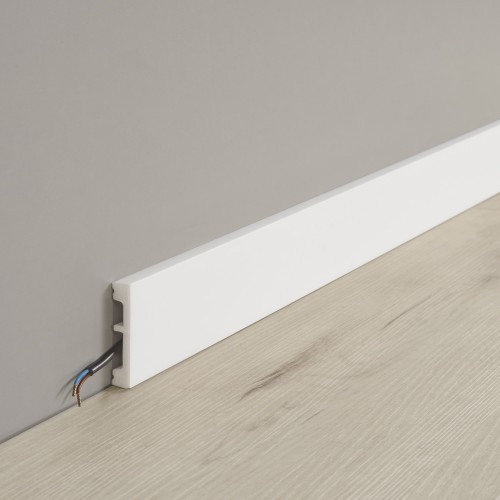 COREtec 70PSK2300-2 MIDDLE Fehér, festhető műanyag szegélyléc