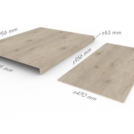 COREtec Forest 75STR0806A klasszik lépcsőprofil 2db egyenes lépcsőhöz