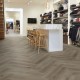 COREtec Essentials Herringbone Texas Oak H86 50LVRH2486 halszálka, klikkes vinyl padló int. parafa alátéttel