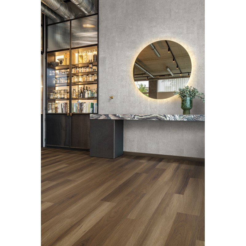 COREtec Surplus 50 RLV 3585 Royal Walnut 85, klikkes SPC padló int. par. alátéttel