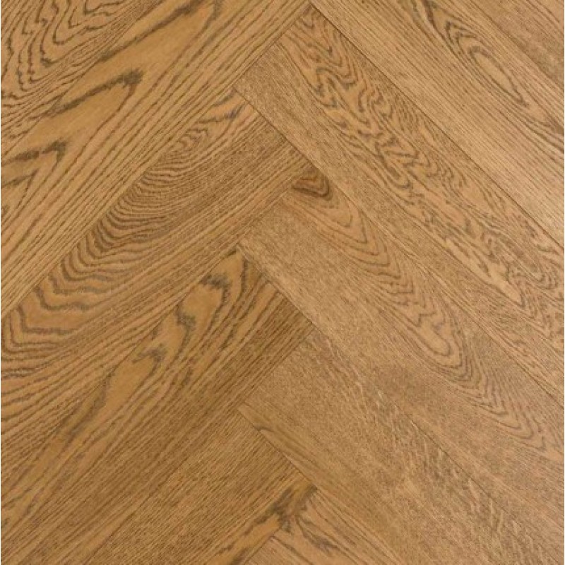 Gajewski Herringbone 600 Natur Tölgy, Tybr Old, olajozott halszálka parketta