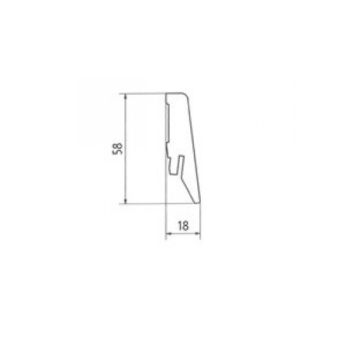 Krono Original 4296 K58 színhasonló szegélyléc