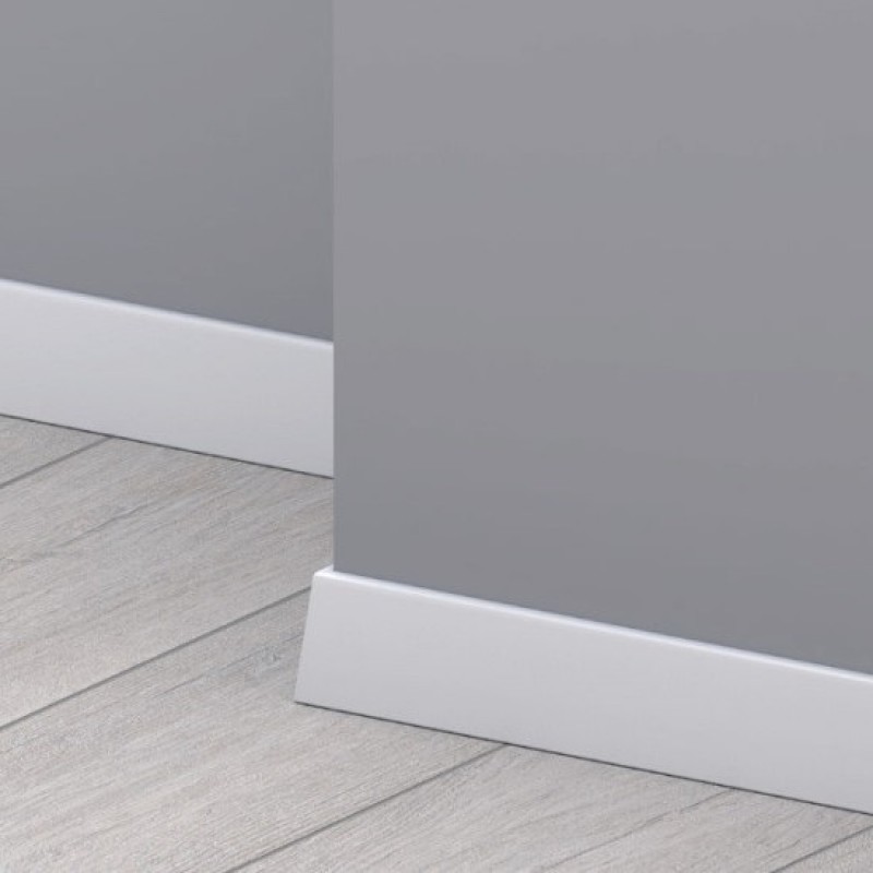 Krono Original LK58C-9002 fehér MDF szegélyléc