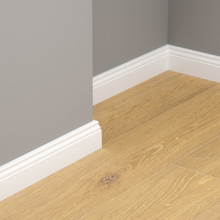 Krono Original LK70F-9002 fehér MDF szegélyléc