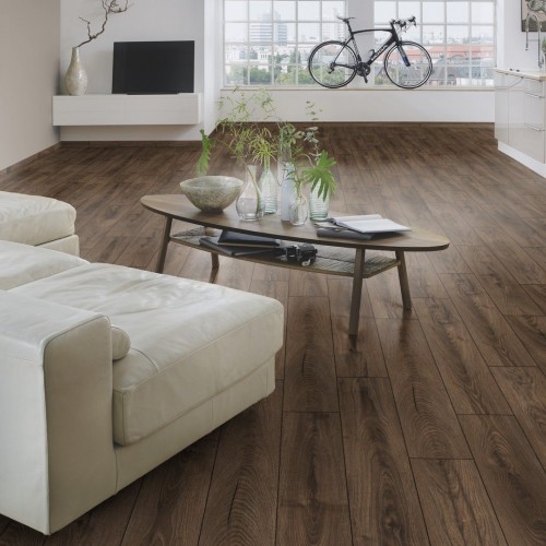 Krono Original Atlantic 10 K479 Espresso Carpenter Oak nedvességálló laminált padló