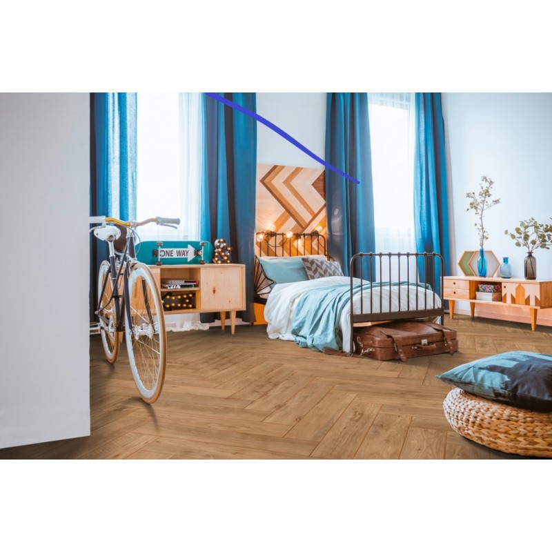 My Floor Herringbone Castle MH1001 Chestnut Nature nedv.álló, halszálka laminált padló