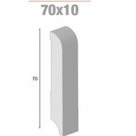 GT Flooring műanyag szegélyléc Stone-Core 2/GTTCSTO002 padlóhoz.