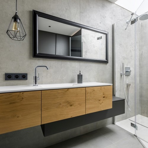 Rocko Tile Stones R109 Concrete vízálló Spc falburkolat