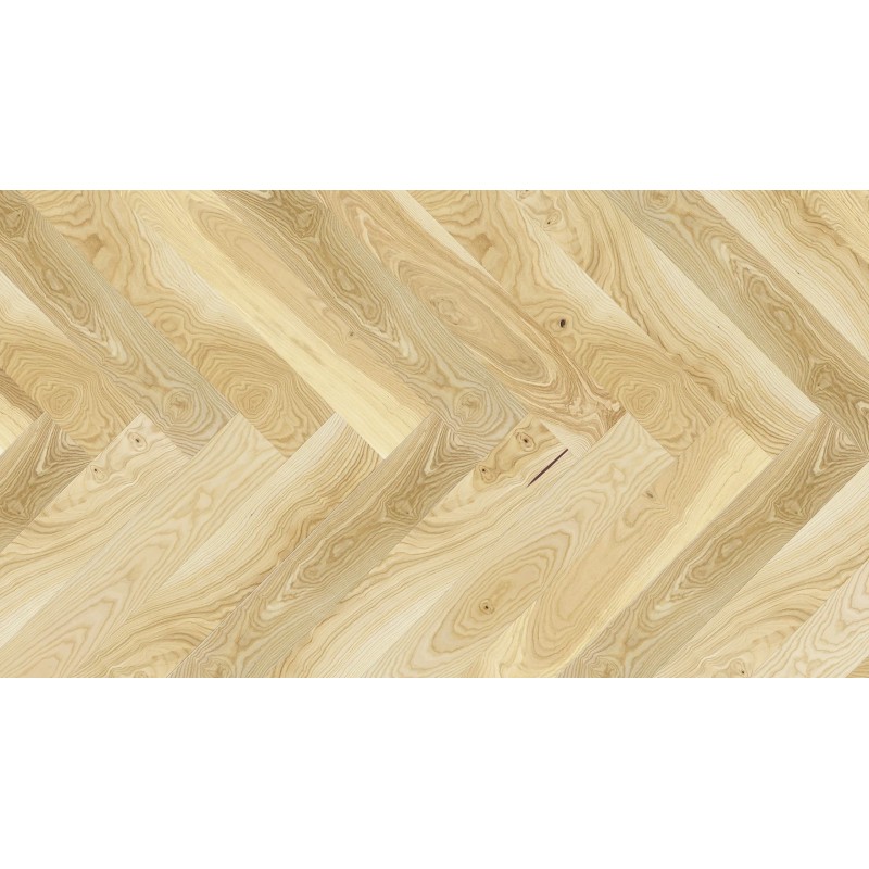 Barlinek Auric Herringbone 139 Kőris, matt-lakkozott halszálka parketta. 1WC000019