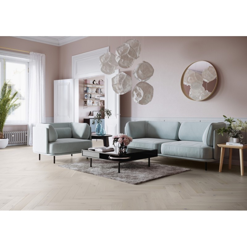 Barlinek Cappuccino Herringbone 110 Tölgy, matt-lakkozott halszálka parketta. 1WC000001