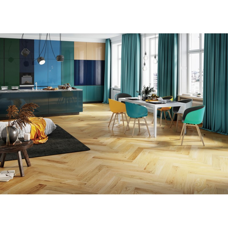 Barlinek Caramel Herringbone 5G Tölgy, matt-lakkozott halszálka parketta. 1WC000007