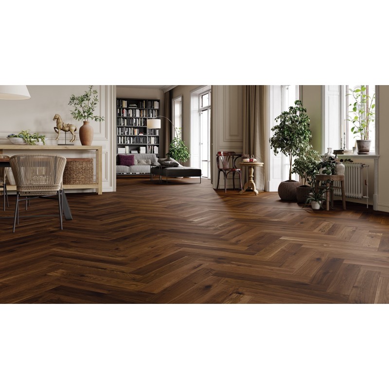 Barlinek Herringbone Trapani Tölgy matt-lakkozott halszálka parketta. 1WC000032