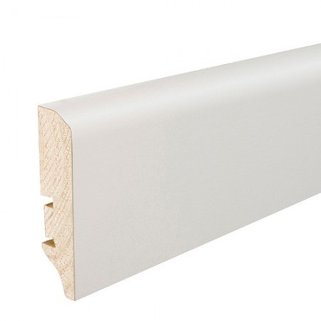 Barlinek P50 modern profilú fehér fóliázott szegélyléc. P5018101A