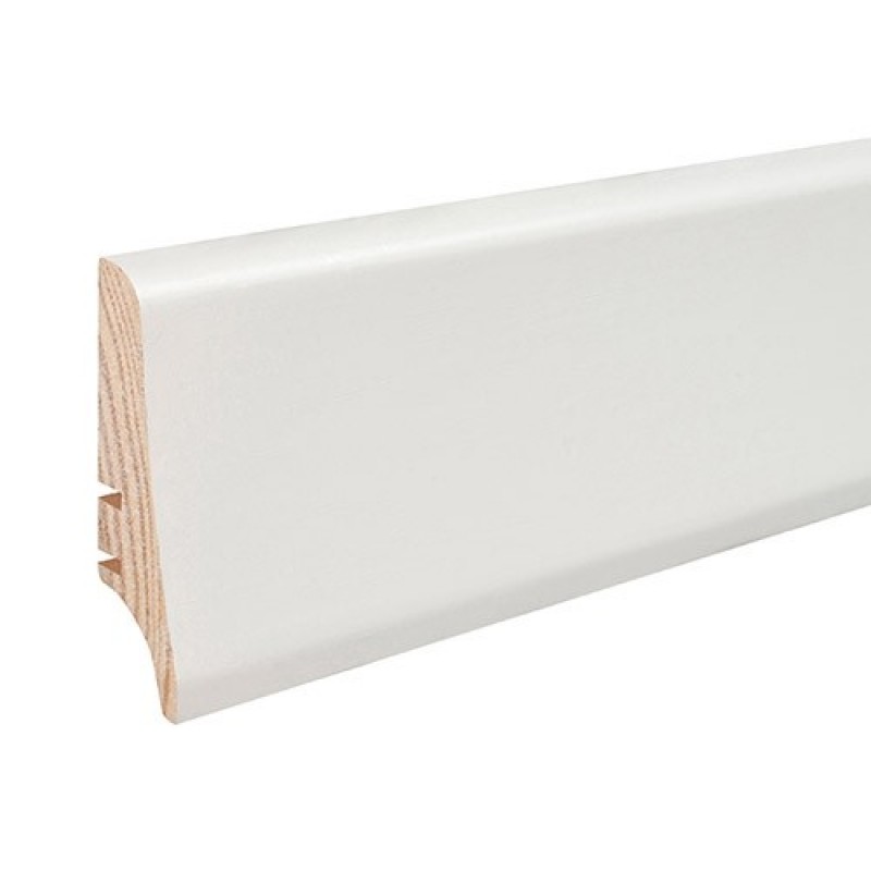 Barlinek PW58 klasszik profilú festett fehér szegélyléc. P5827362A
