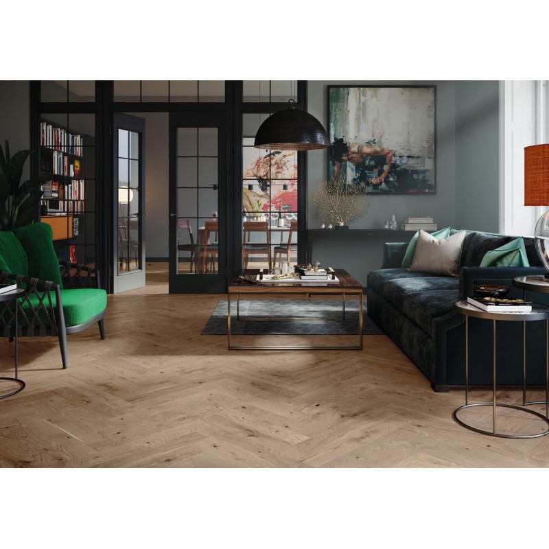 Barlinek Serene Herringbone 110 Tölgy, matt-lakkozott halszálka parketta. 1WC000002