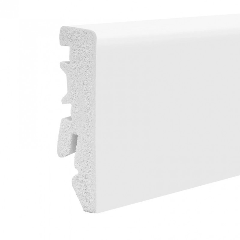 Barlinek White S60 vízálló műanyag szegélyléc. S6029551A