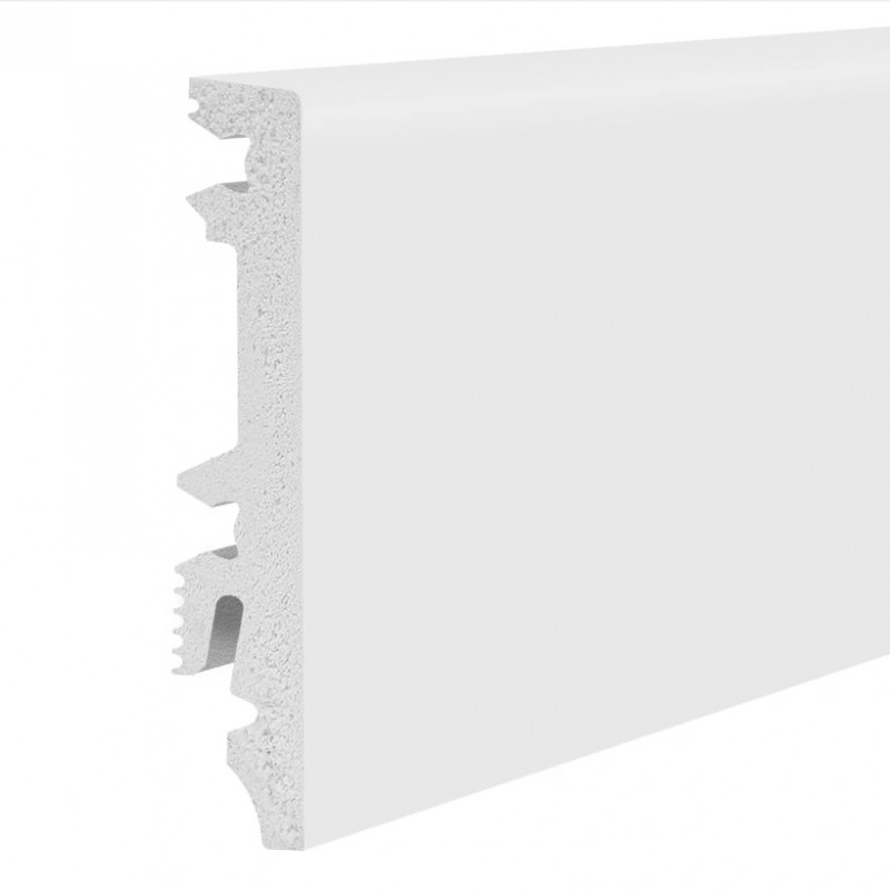 Barlinek White S80 vízálló műanyag szegélyléc. S8029551A